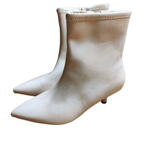 A New Day Women's Lonnie Kitten Heel Stretch Ankle Boots Size 7